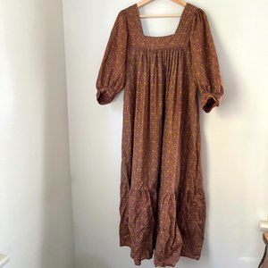 Christy Dawn | The Bianca Dress | Magenta Blooming Vine | Size S